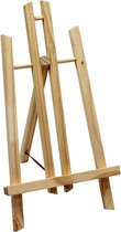 Tafelezel - Zinaps Display / Tafel Ezel 40 cm Hoge massief hout opvouwbare en ruimtebesparend beeldhouder Decoratieve standaard zitsel Ezel (WK 02128)