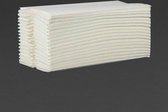 Jantex serviettes pliées en C blanc 24 paquets | CF796