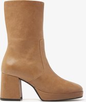 VIA VAI Lilla Flair Enkellaarsjes - Beige - Maat 39