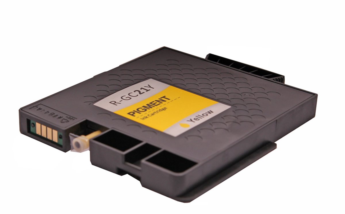 ABC huismerk inkt cartridge geschikt voor Ricoh Gc21Y geel