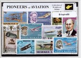 Luchtvaartpioneers – Luxe postzegel pakket (A6 formaat) - collectie 50 van verschillende postzegels van Luchtvaartpioneers – kan als ansichtkaart in een A6 envelop. Authentiek cade