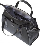 fietstas Noir 17 liter polyester zwart - 17662
