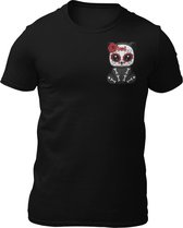 Cute Day Of The Dead - Gothic Kleding - Goth - Heren T-Shirt - Getailleerd - Katoen - Ronde Hals