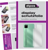 dipos I 6x Beschermfolie helder compatibel met Oppo Realme C11 Achterkant Folie screen-protector (expres kleiner dan het glas omdat het gebogen is)