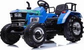 Tractor Blazin Blauw - Softstart - Tal van opties | Elektrische Kinderauto | Met afstandsbediening | Kinderauto voor 1 tot 6 jaar