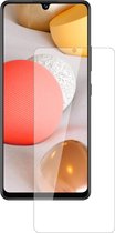 dipos I 2x Pantserfolie helder compatibel met Samsung Galaxy A42 5G Beschermfolie 9H screen-protector (expres kleiner dan het glas omdat het gebogen is)
