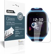 dipos I 2x Pantserfolie helder compatibel met Xplora X4 Beschermfolie 9H screen-protector (expres kleiner dan het glas omdat het gebogen is)