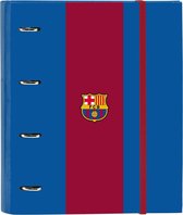 Ringmap F.C. Barcelona A4 Kastanjebruin Marineblauw (27 x 32 x 3.5 cm)