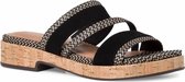 Tamaris Dames Sandaaltje 1-1-27218-26 098 zwart Maat: 36 EU
