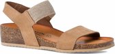 Tamaris Dames Sandaal 1-1-28220-26 318 beige normal Maat: 40 EU