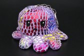 Octopus Knuffel Mood – Omkeerbaar - TikTok Hype 2021 – Verschillende Kleuren – Blij en Boos - Sleutelhanger - Glitter - Paars