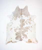KOELAP Koeienhuid Vloerkleed - Bruinwit Gevlekt - 200 x 235 cm - 1003832