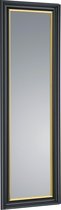Spiegel - Nitron Wondi - 50x150cm - Wandspiegel in Frame - Zwart
