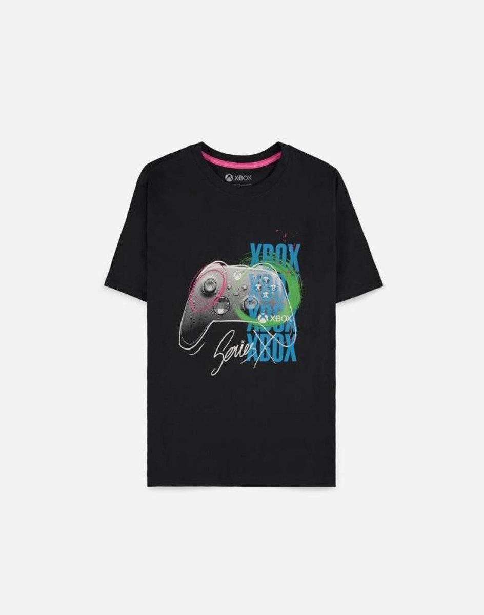 Xbox Heren Tshirt -S- Controller Zwart