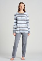 Schiesser – Sportive Stripes – Pyjama – 175490 - Light Blue - 38