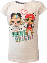 L.O.L. Shine Bright Kids T-Shirt Wit - Officiële Merchandise