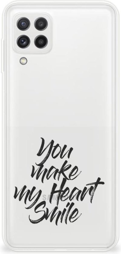 Coque de Protection pour Samsung Galaxy A22 4G | M22 Coque Heart Smile