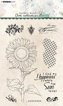 Clear stamps A6 JMA essentials Sunflower nr.66