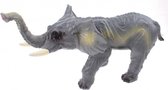 olifant Animal World 28 cm grijs