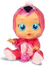 huilende babypop Cry Babies Fancy 30,5 cm roze
