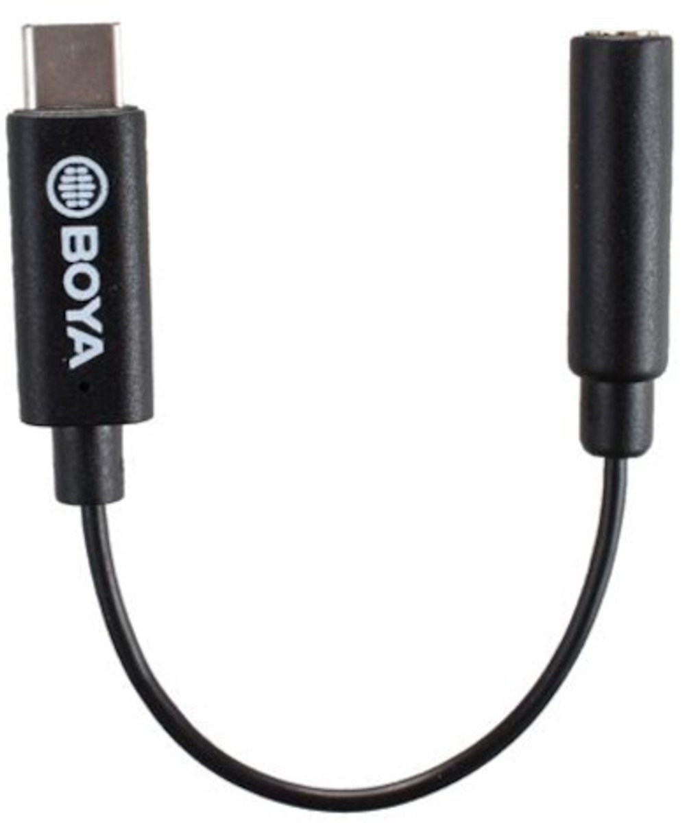 Boya Audio-adapter By-k6 Universeel Dji Osmo Pocket 3,5 Mm Zwart