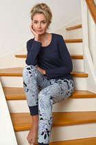 Blauwe dames pyjama Ringella