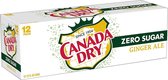 Canada Dry USA Zero Sugar Ginger Ale (12 x 0,355 Liter blik)