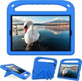 Voor Lenovo Tab M10 FHD Plus TB-X606F/TB-X606M Handvat Draagbare EVA Schokbestendige Beschermhoes met Driehoek Houder (Blauw)