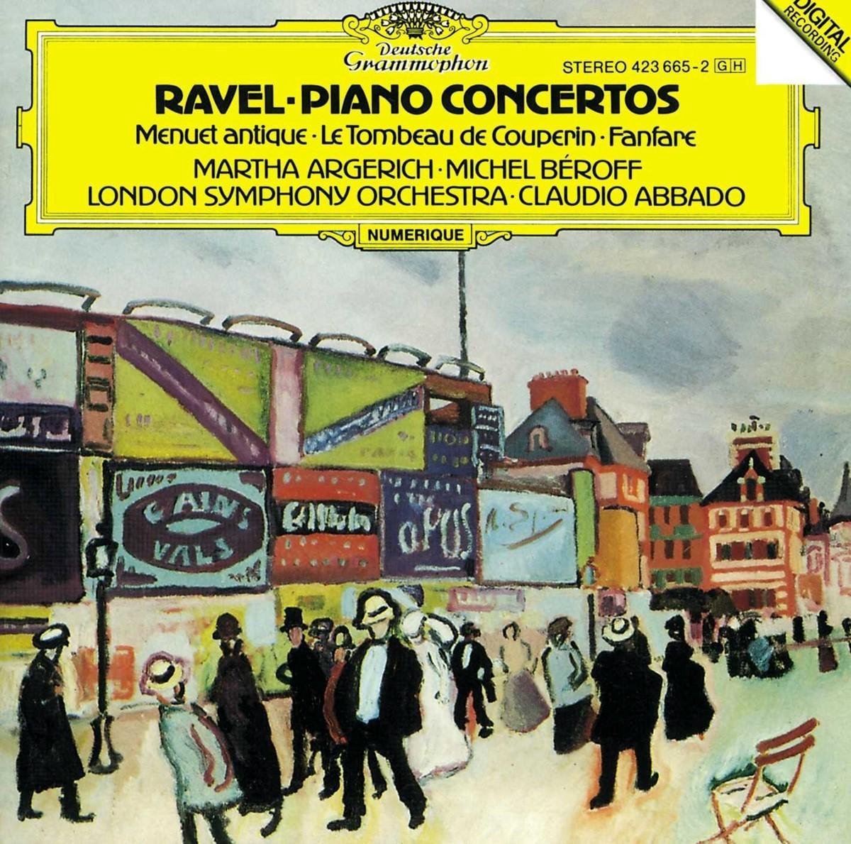 Michel Beroff, Martha Argerich, London Symphony Orchestra - Ravel: Piano Concertos (CD)