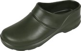 Donkergroene slippers/instappers/Crocs AGRO CLOAK Lemigo  37