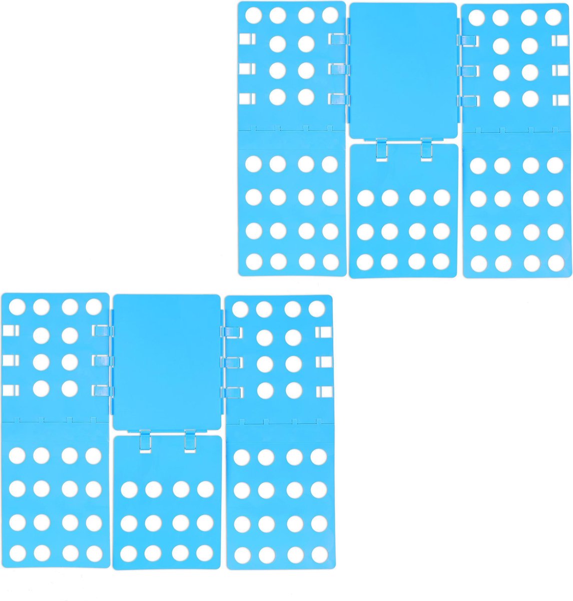 Goedkoopste 2x vouwplank 68 x 57 cm - opvouwen van kleding - Sheldon - vouwhulp wasgoed
