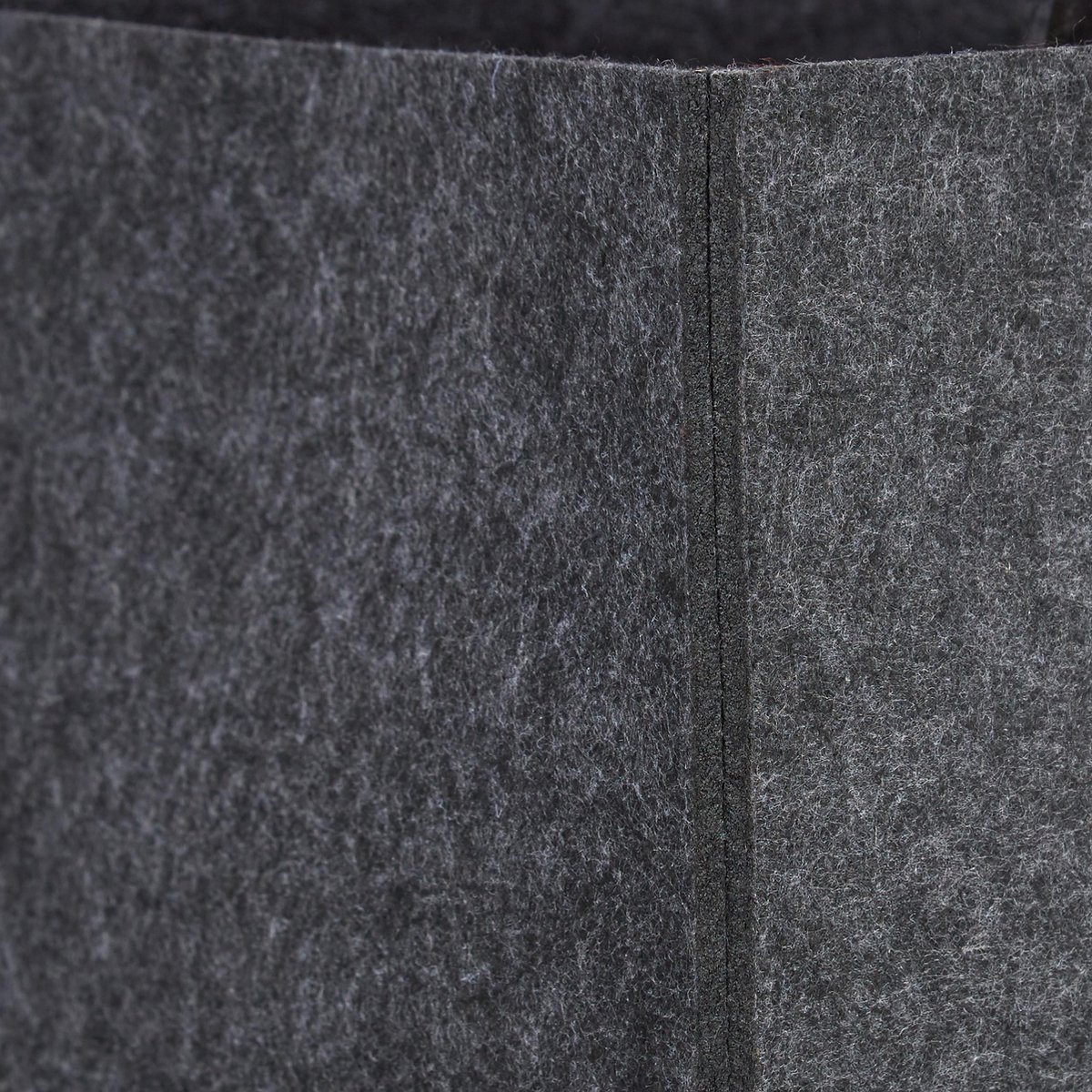 houtmand vilt - opvouwbaar - 34,5 x 43 x 36,5 cm - houtopslag binnen - antraciet — cadeau in Wonen & Interieur - foto 2