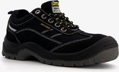 Safety Jogger Gobi leren heren werkschoenen S1P - Zwart - Maat 42 - Echt leer