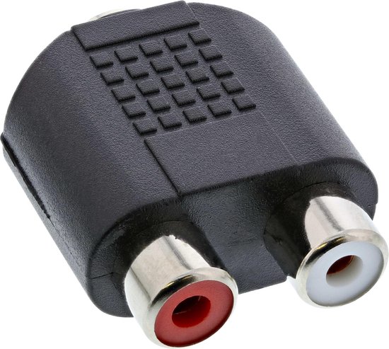 Tulp (v) - 3,5mm Jack (v) stereo audio adapter - InLine