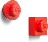 Magneten set van 4x2, Rood - LEGO
