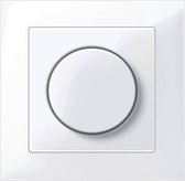 Universele LED Draaidimmer Compleet - Actief Wit - Merten M-Pure - Schneider Electric - MTN5134-3625_TO