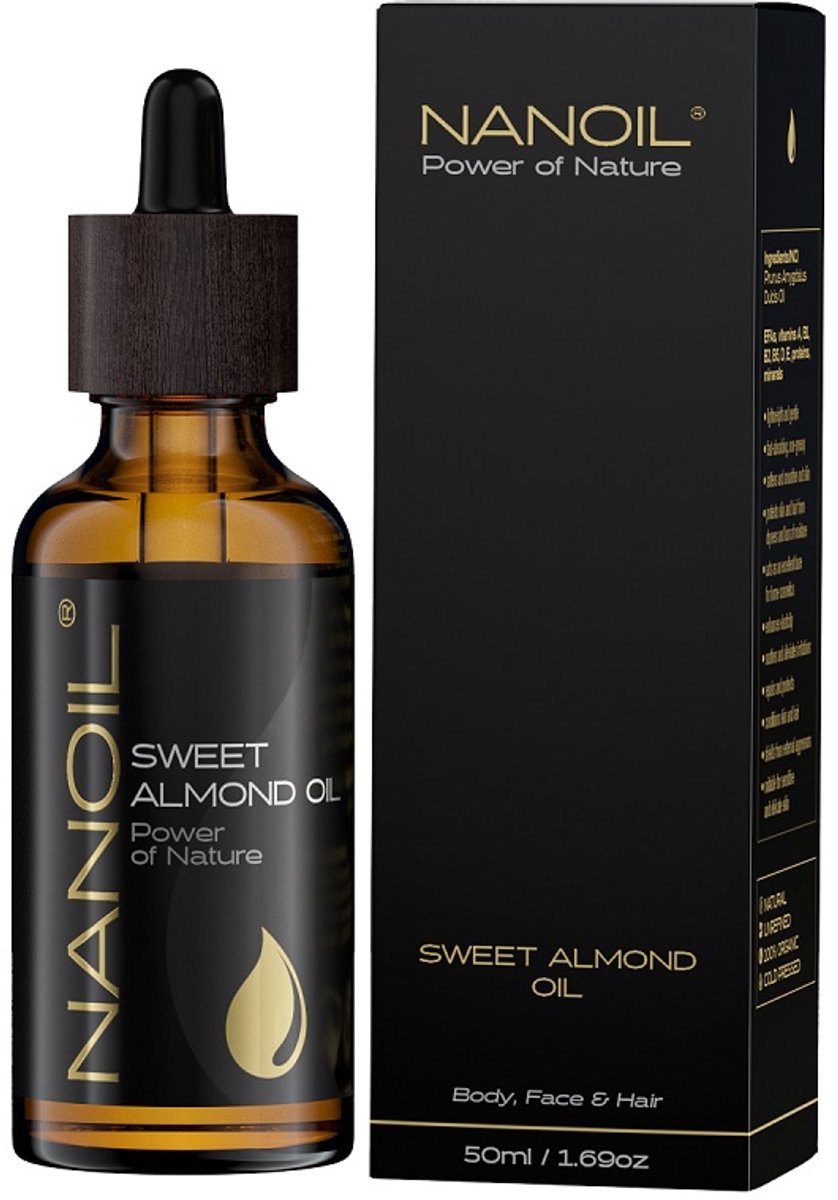 Goedkoopste Nanoil - Sweet Almond Oil - 50ml