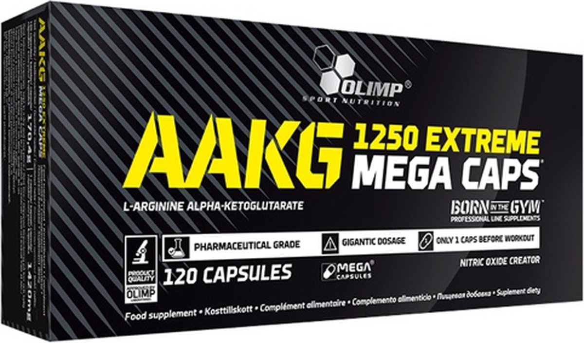 Olimp Supplements AAKG eXtreme 1250 Mega Caps - 120 capsules - Olimp Supplements