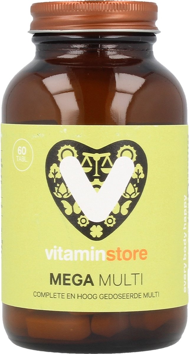 Goedkoopste Vitaminstore - Mega Multi (multivitamine) - 60 tabletten