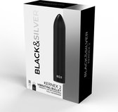 BLACK and SILVER | Black and silver Bullet Vibrating  Kernex 2 Black