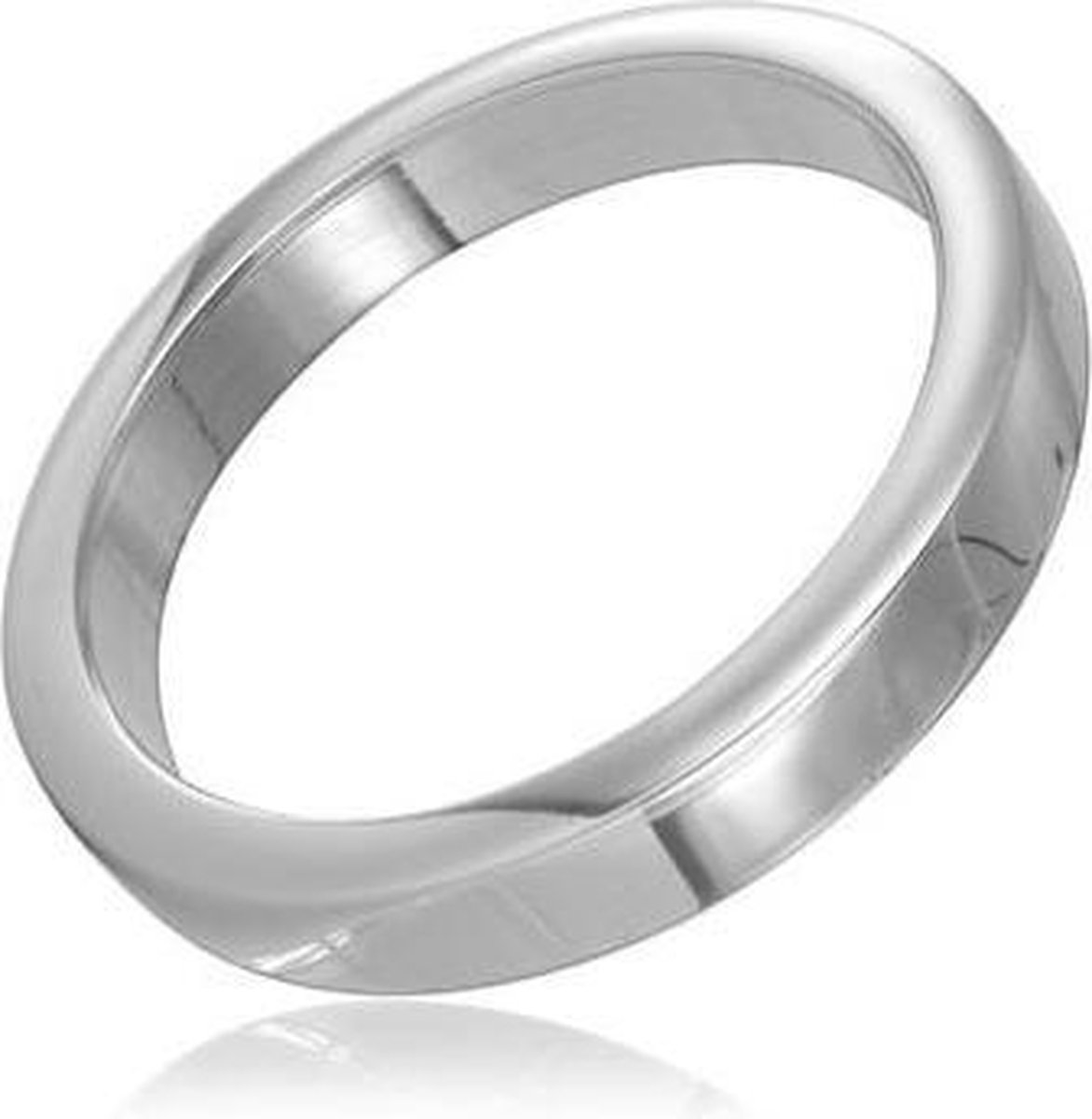 Metal Hard Cockring Metal Fat - Penisring - Chirurgisch Staal - Stevigere En Langerdurende Erecties - 50 Mm