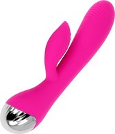 OHMAMA | Ohmama Usb Rechargeable Silicone Rabbit Vibrator 10 Speeds 19 Cm