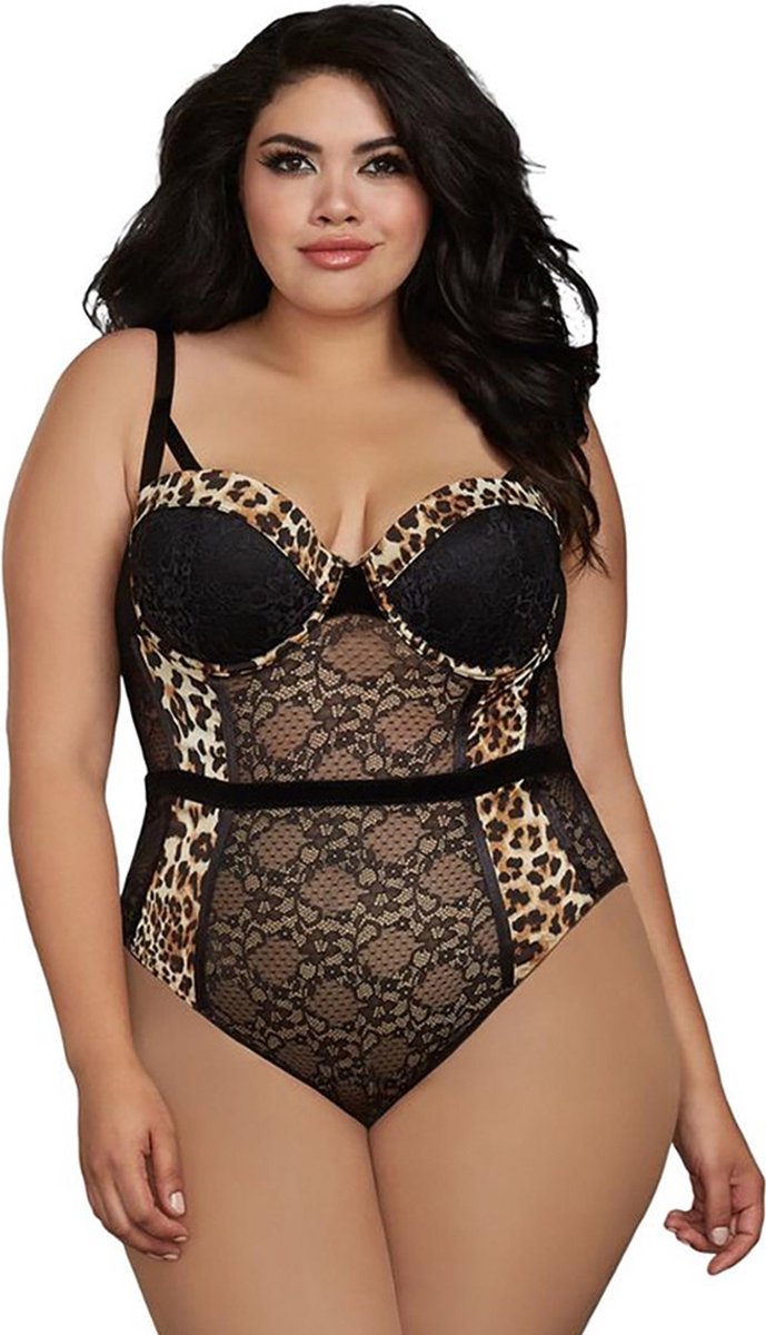 Dreamgirl (All) Nh -Teddy - XL black 3X