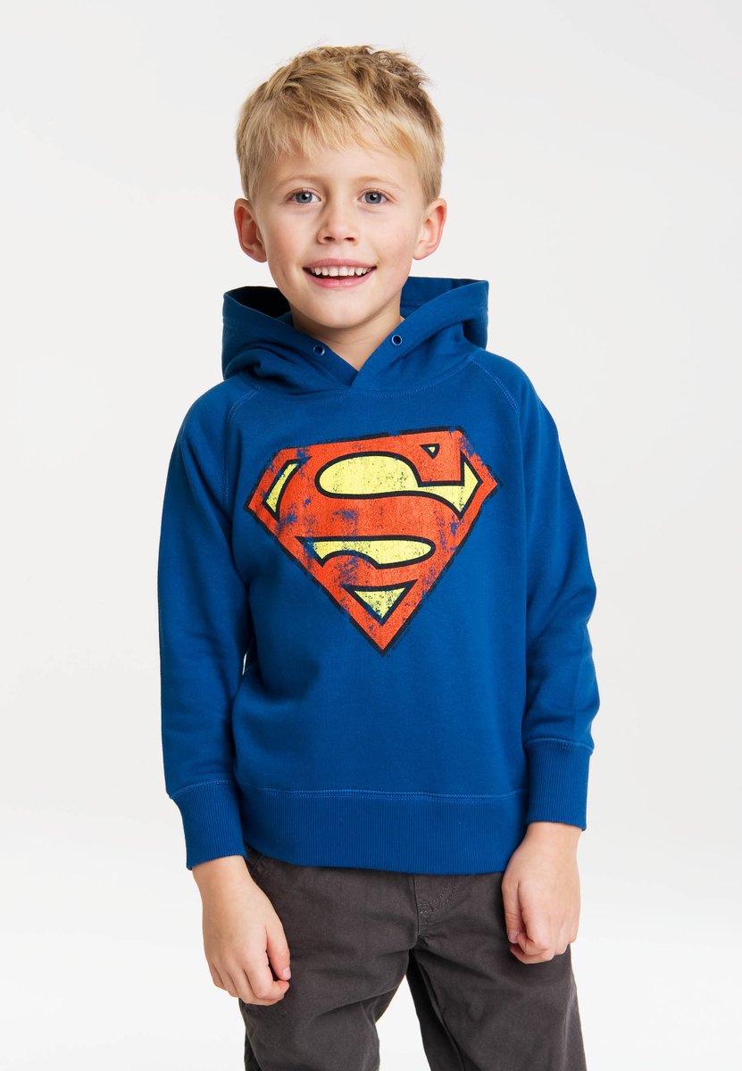 Logoshirt Kapuzen-Sweatshirt Superman Logo