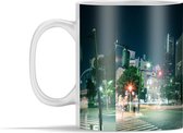 Mok - Verlichting in de avond op de straten van Yokohama - 350 ml - Beker