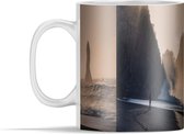 Mok - Strand - Zwart - Zonsondergang - 350 ml - Beker