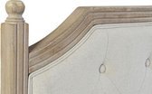 Nachtkastje - bed header linen rubberwood 160x6x120 beige - beige
