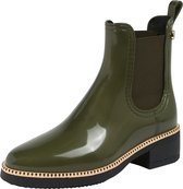 Lemon Jelly chelsea boots ava Donkergroen-38