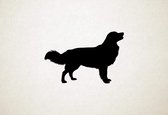 Nova Scotia Duck Tolling Retriever - Silhouette hond - M - 56x84cm - Zwart - wanddecoratie