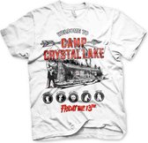 Friday The 13th Heren Tshirt -3XL- Camp Crystal Lake Wit